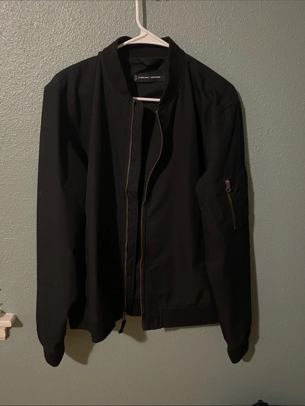 Everlane Black Bomber Jacket